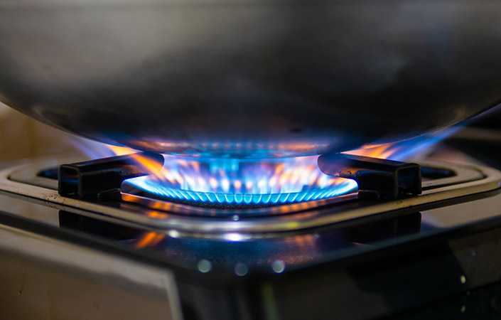 Gas cooking systems